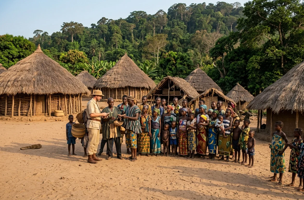 FORTY MILES INLAND ON WEST COAST, AFRICA