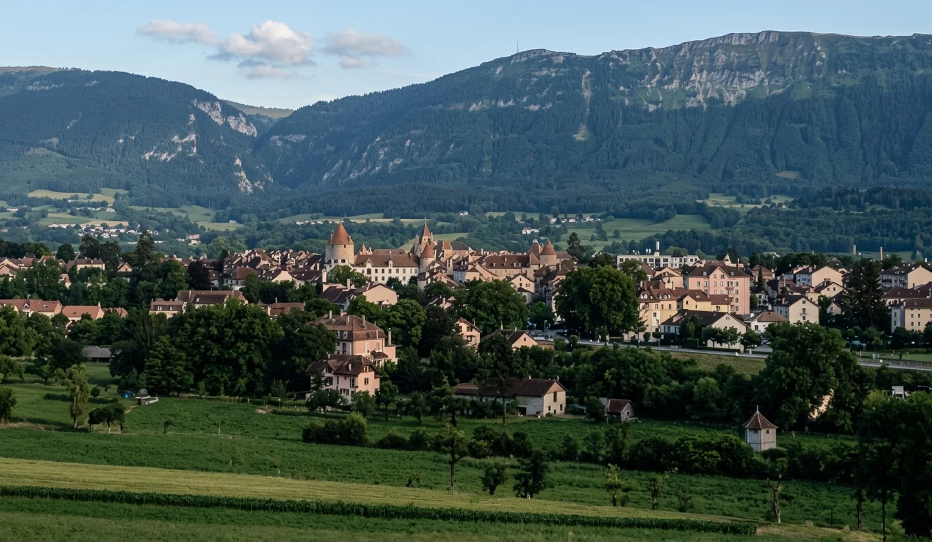 GENERAL VIEW OF YVERDON