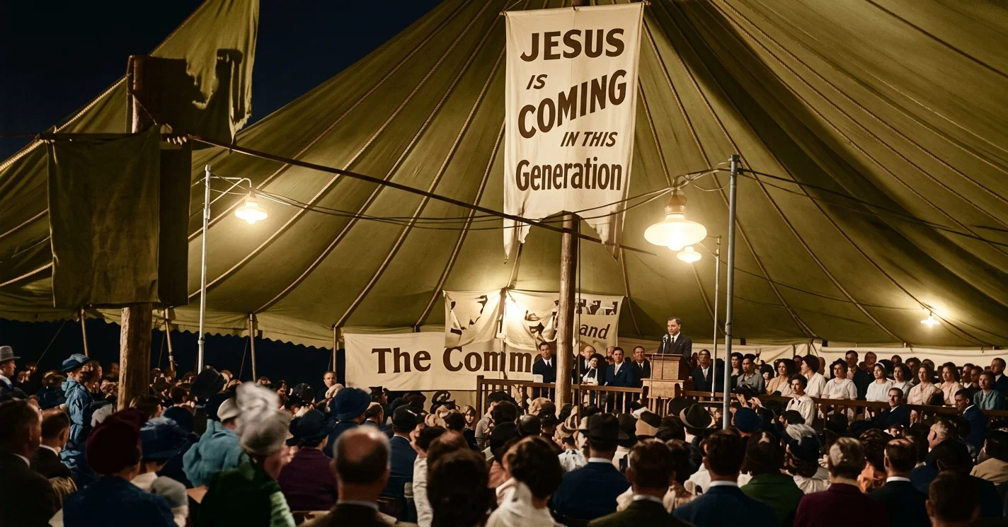 Photo by Conrad F. Haeseler
GOSPEL TENT IN PHILADELPHIA