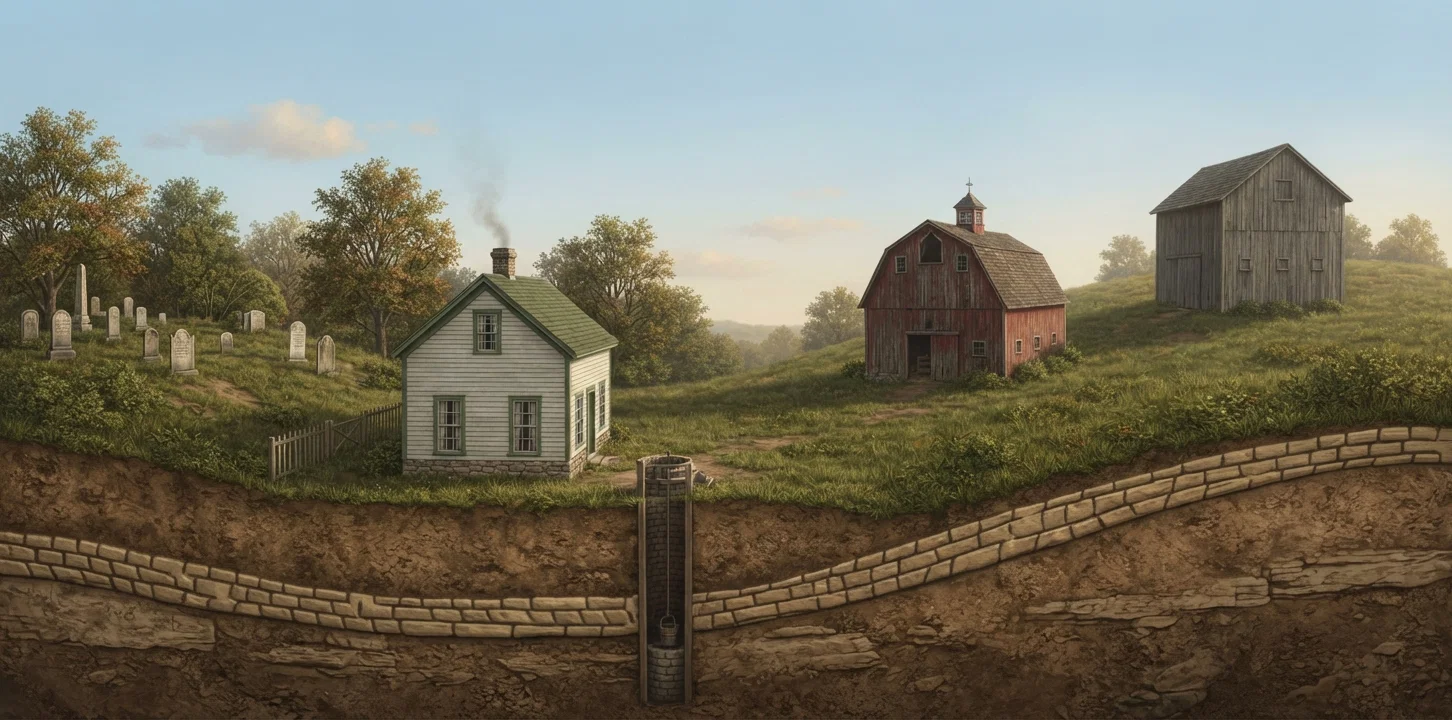 THE HOUSE WHERE BAKER LIVED.