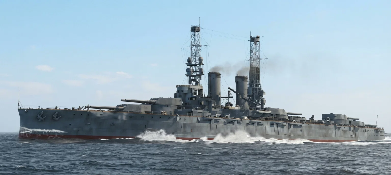 The United States Battle-Ship Wyoming