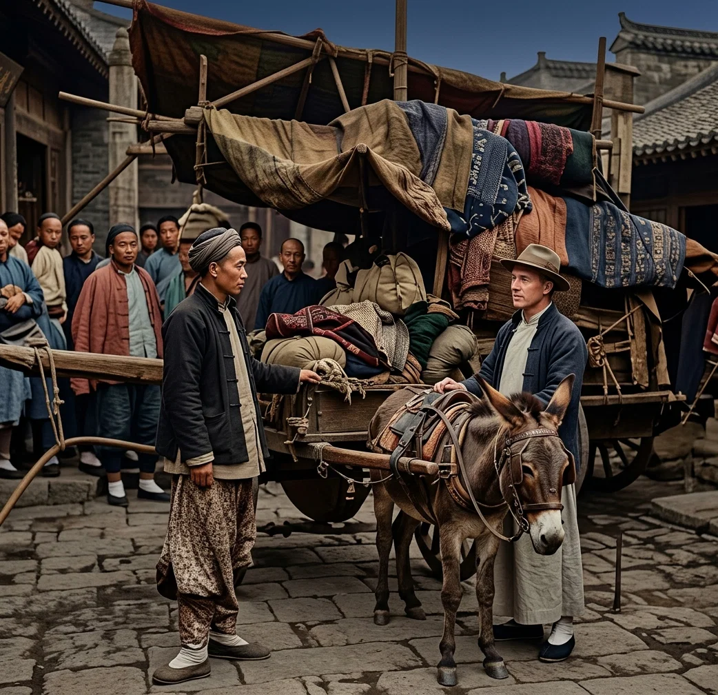 IN THE DONKEY CART