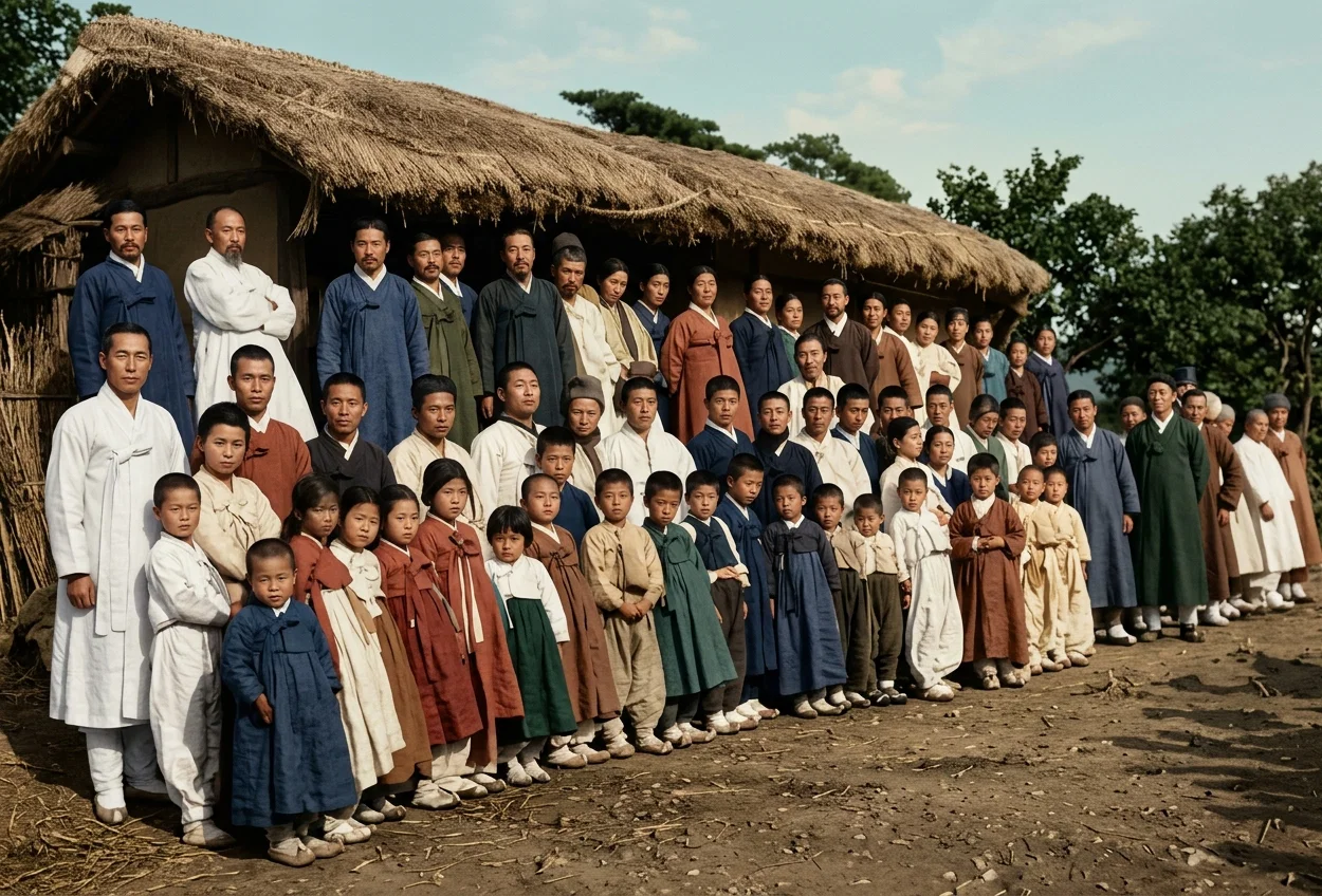 Photo by C. L. Butterfield
BELIEVERS ATTENDING THE GENERAL MEETING AT SA KWARA, KOREA