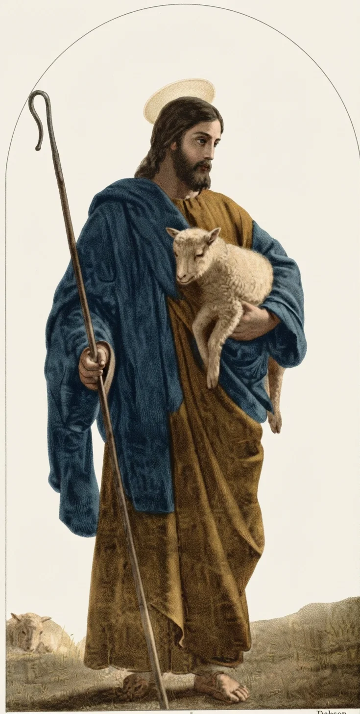 He will gather the lambs in His arms.