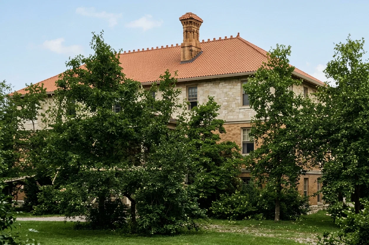 ONE OF THE DORMITORIES