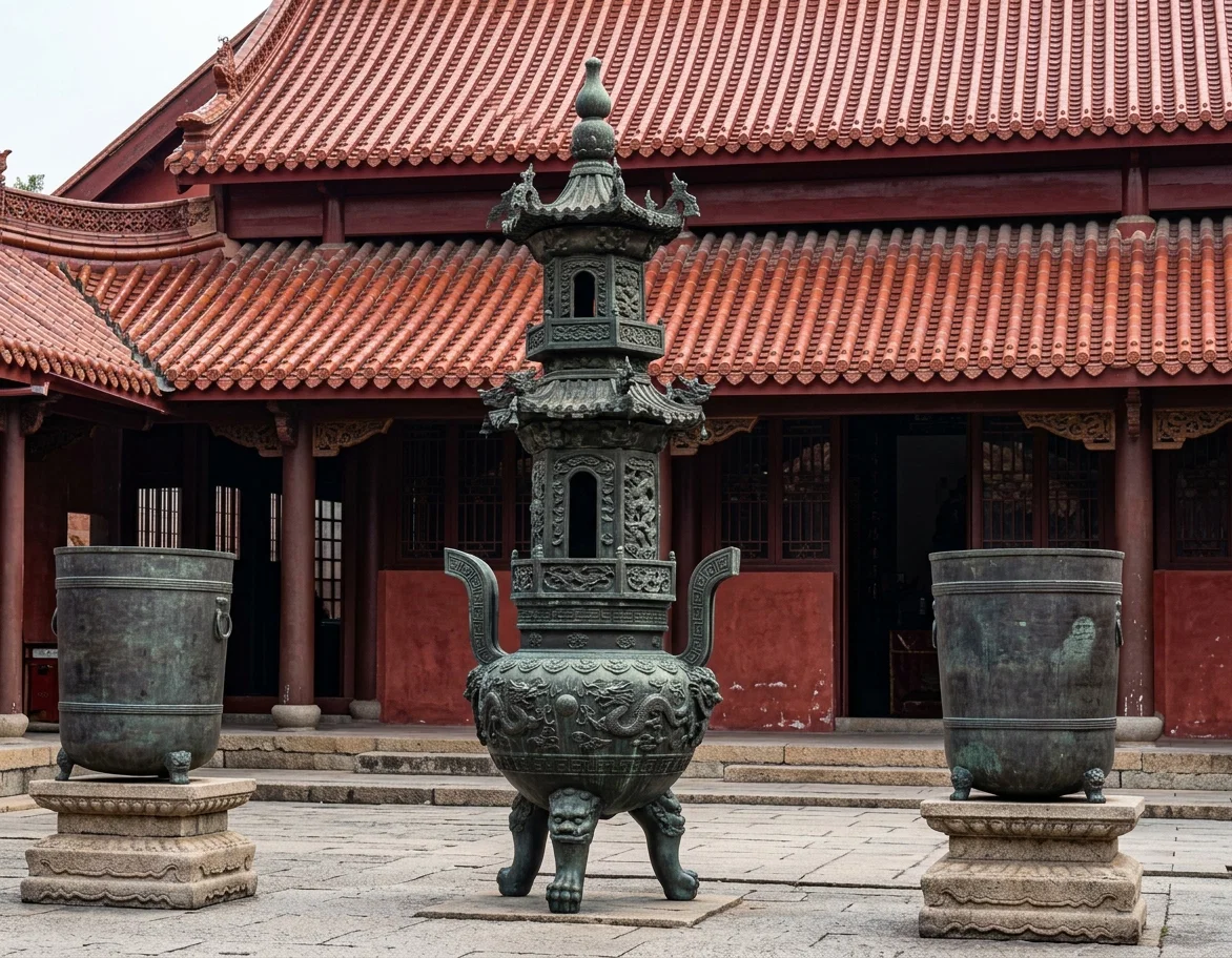 Incense Urn in Temple Court