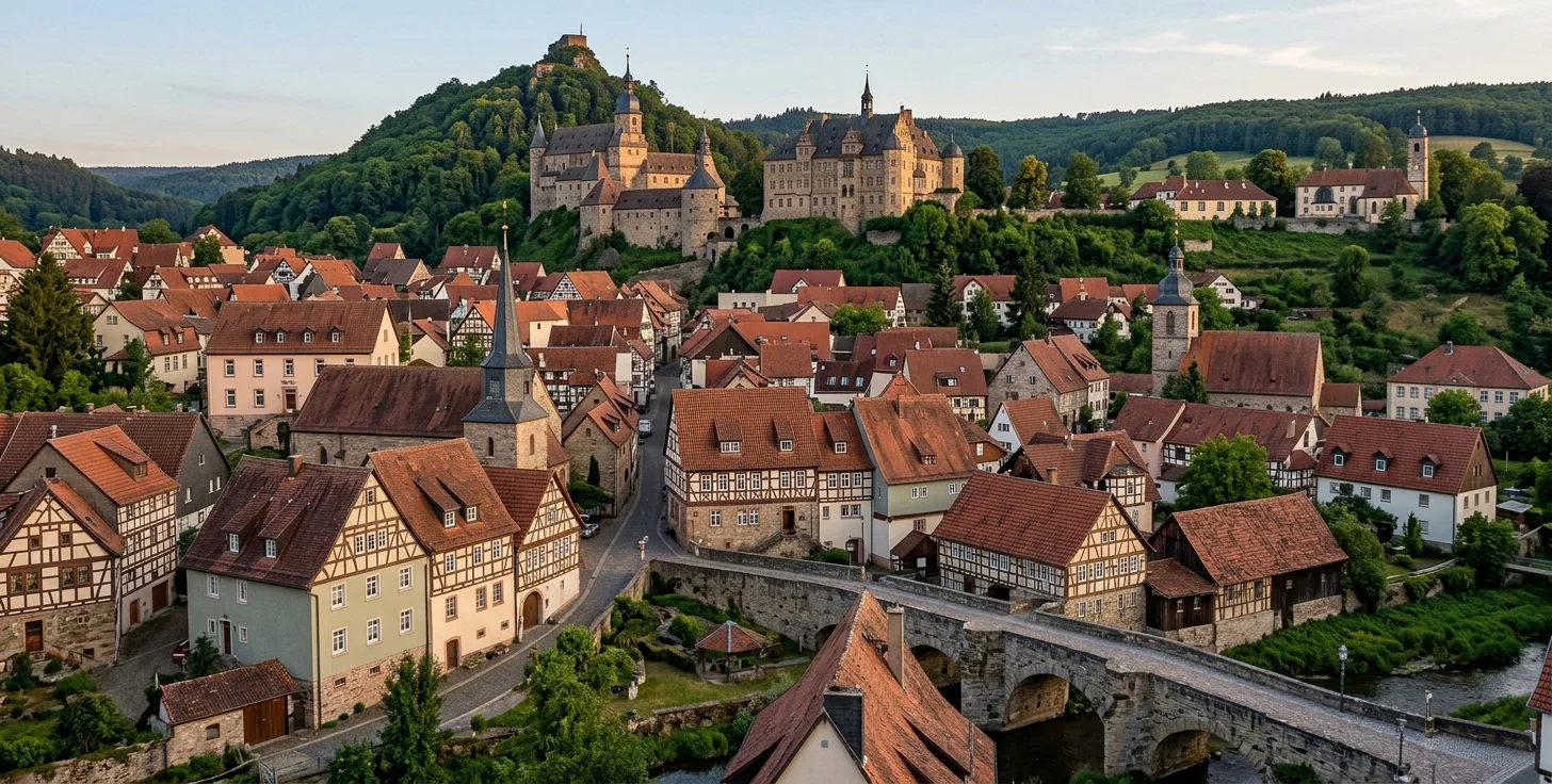 AN OLD STYLE SAXON TOWN