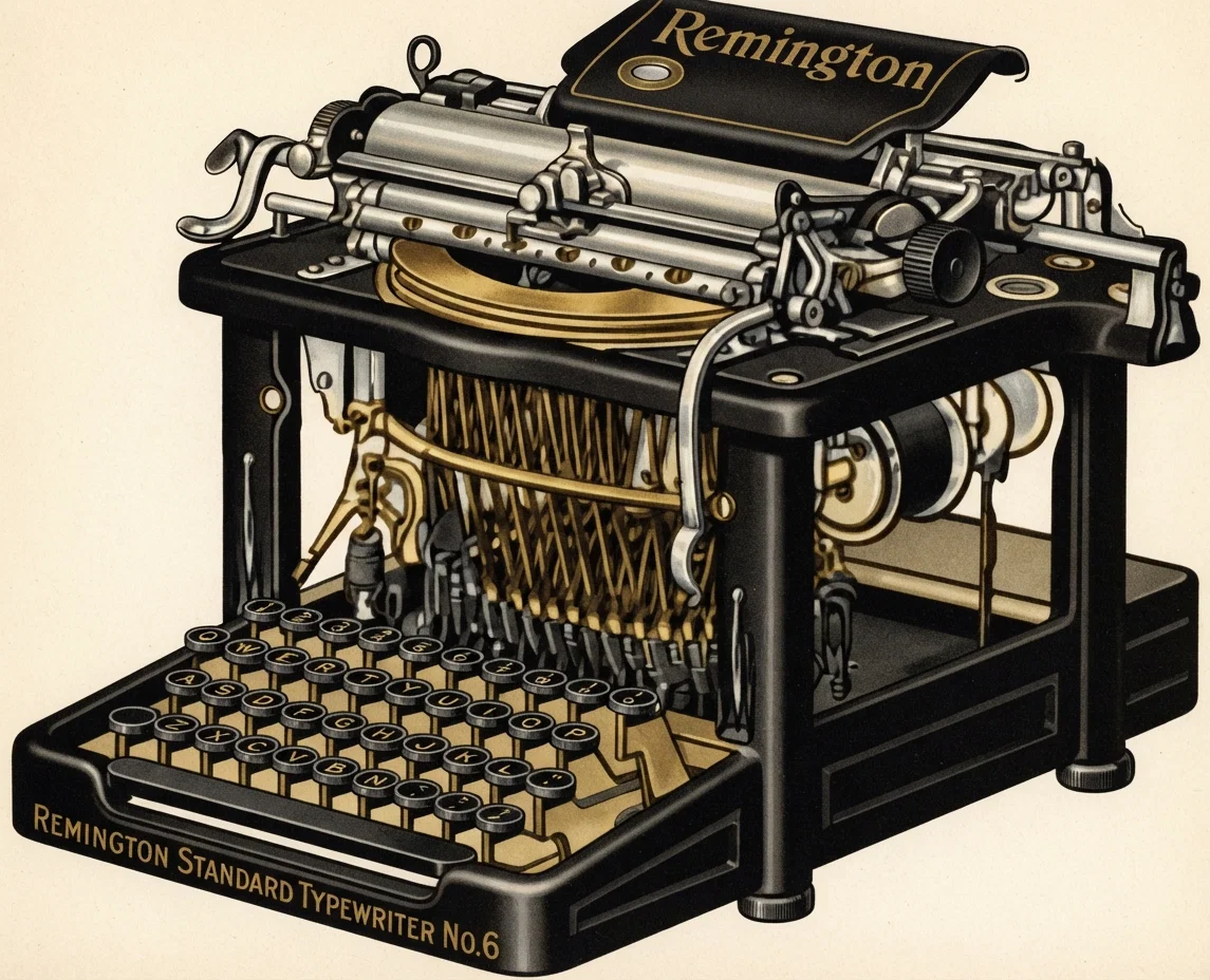 REMINGTON STANDARD TYPEWRITER No. 6
