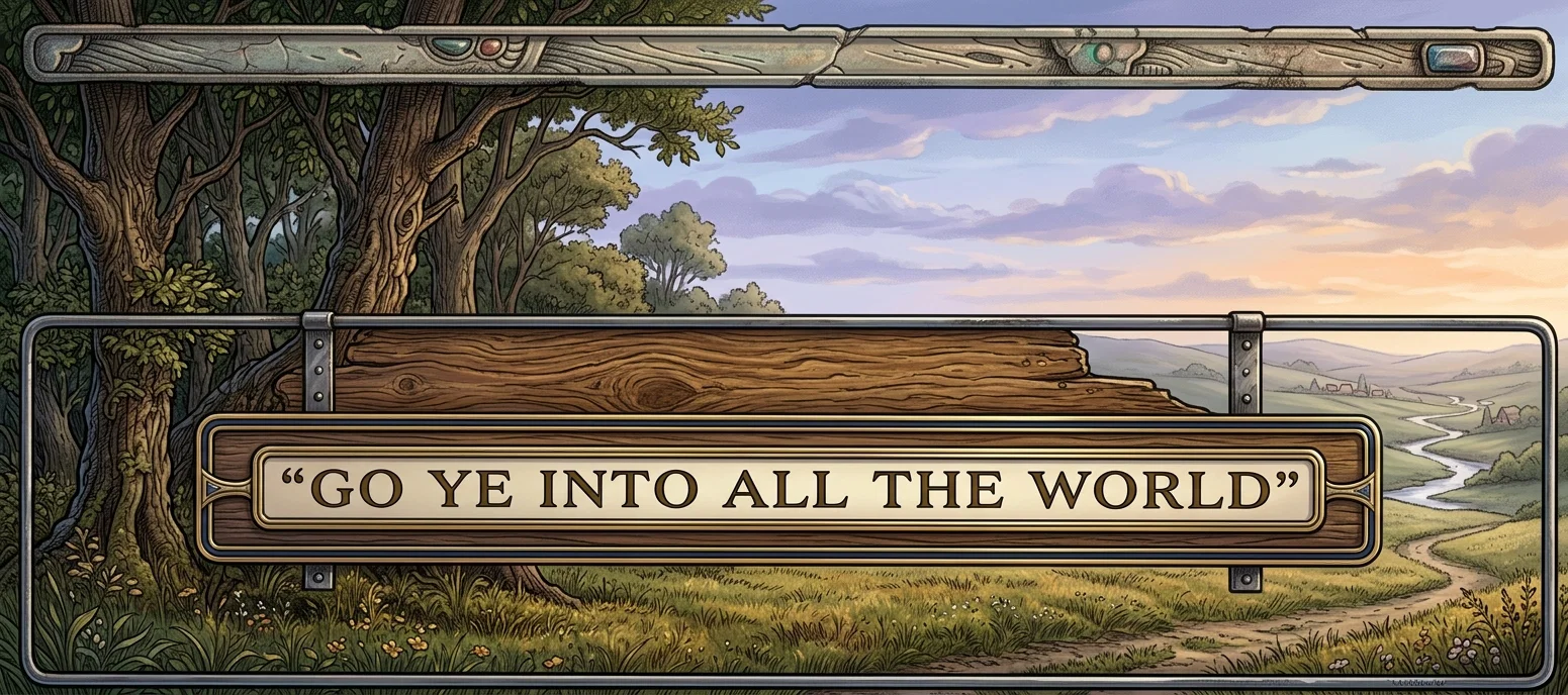 “GO YE INTO ALL THE WORLD”
