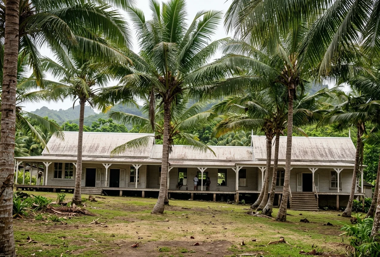 London Missionary Society's
School on Rarotonga.