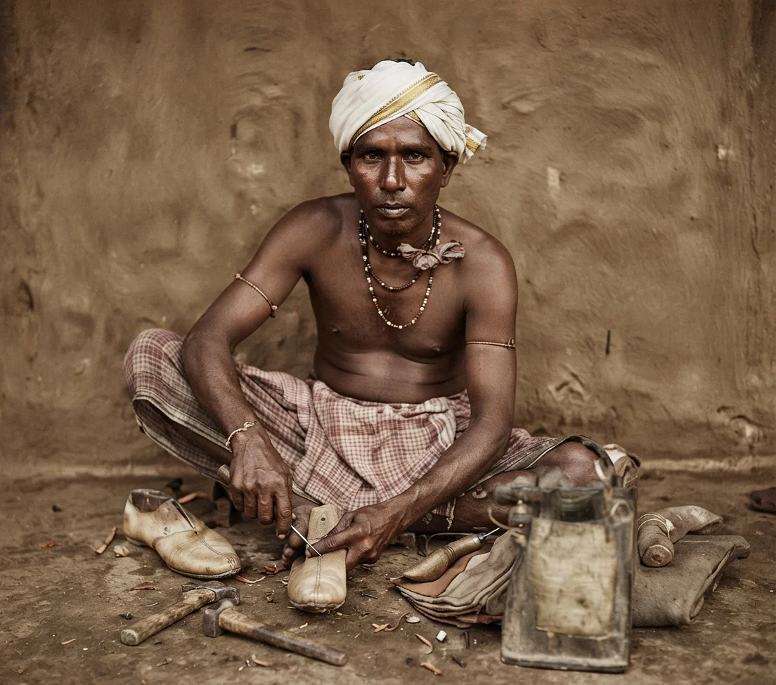 Shoemaker, India.