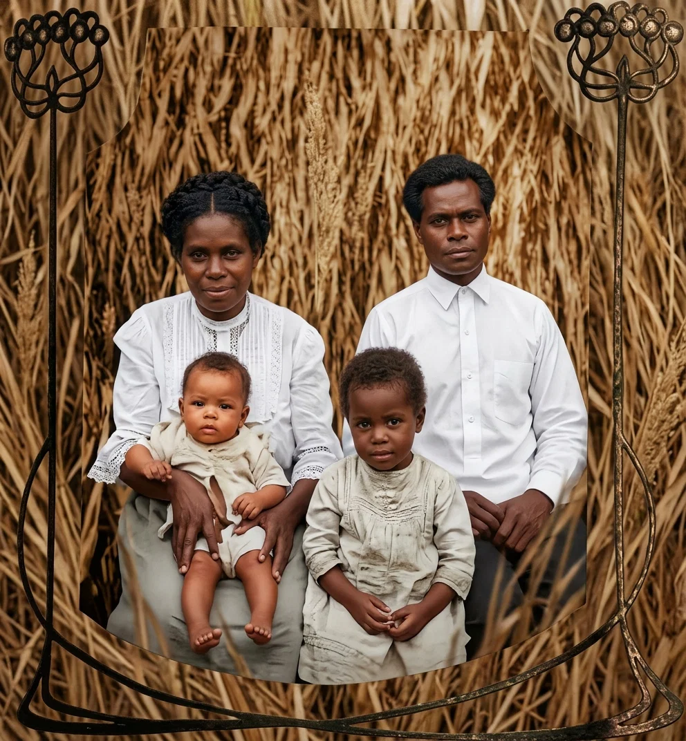 Timothy Nawara and Family, under Appointment as Missionaries to the New Hebrides Mission