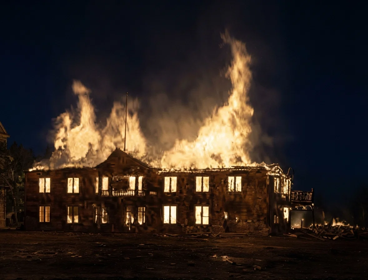 ANOTHER FIRE SCENE.