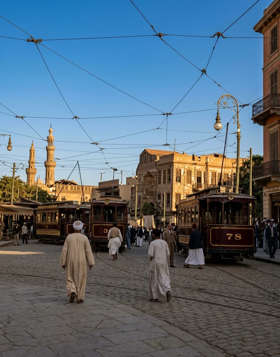 SQUARE IN FRONT OF MISSION
HOUSE IN CAIRO