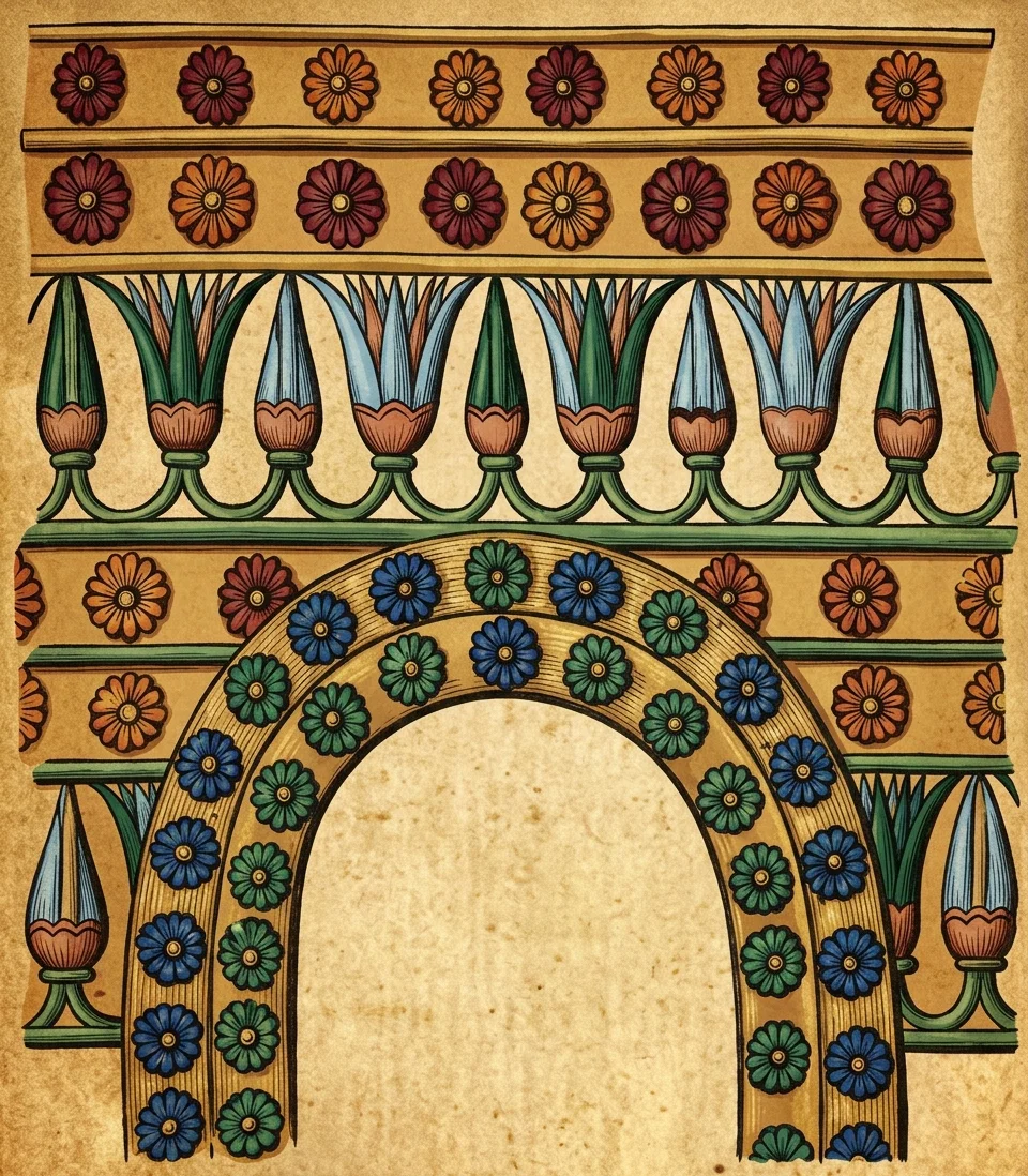 An Ornamental Doorway.