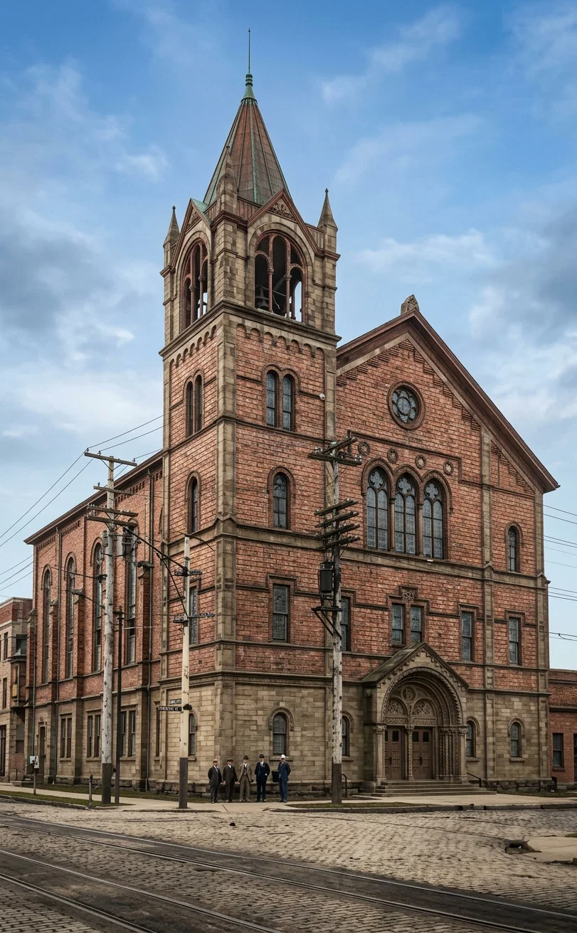 S. D. A. Church, Corner of Twelfth and Brush Streets
Where the General Conference Will Be Held.