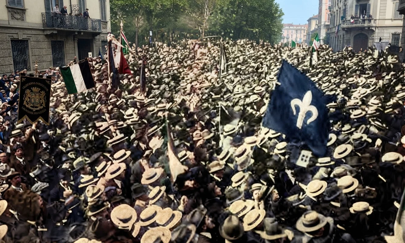 SCENE IN MILAN, ITALY