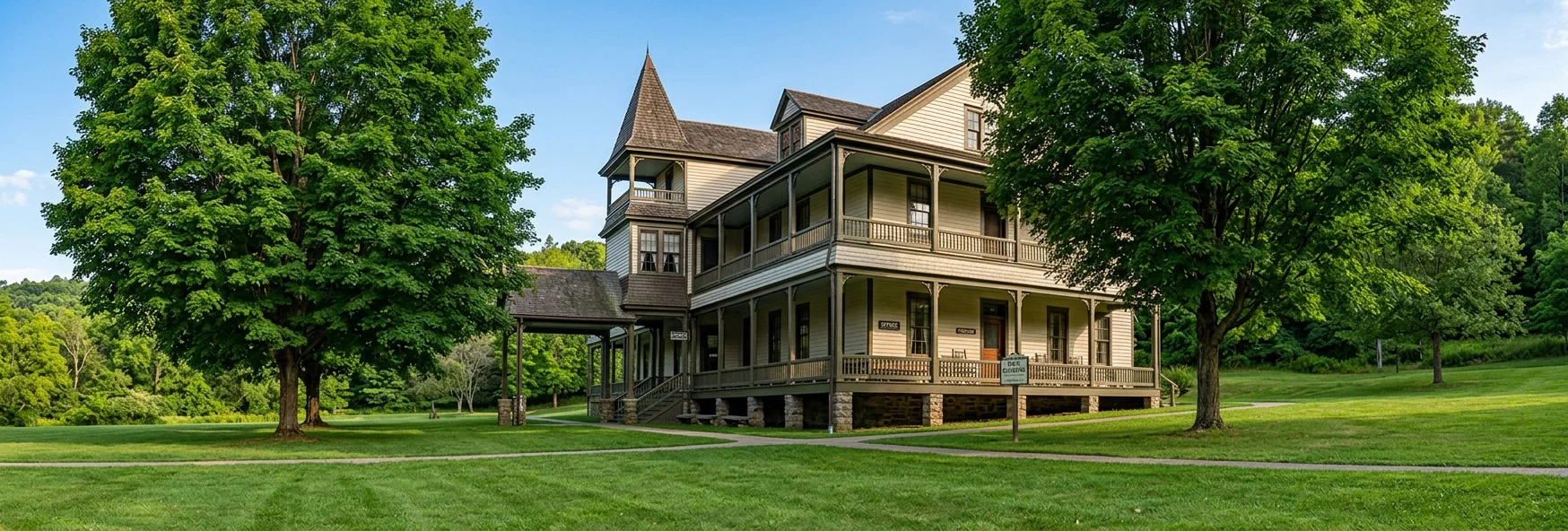 Front and End View of the Main Building