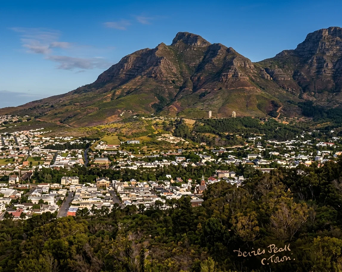 Devils' Peak, Cape Town, South Africa.