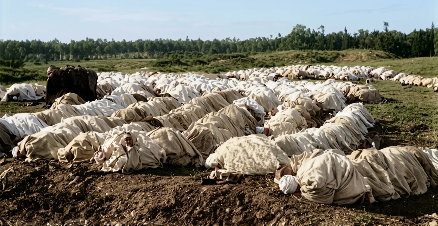 MOSLEMS WORSHIPPING THE FALSE PROPHET