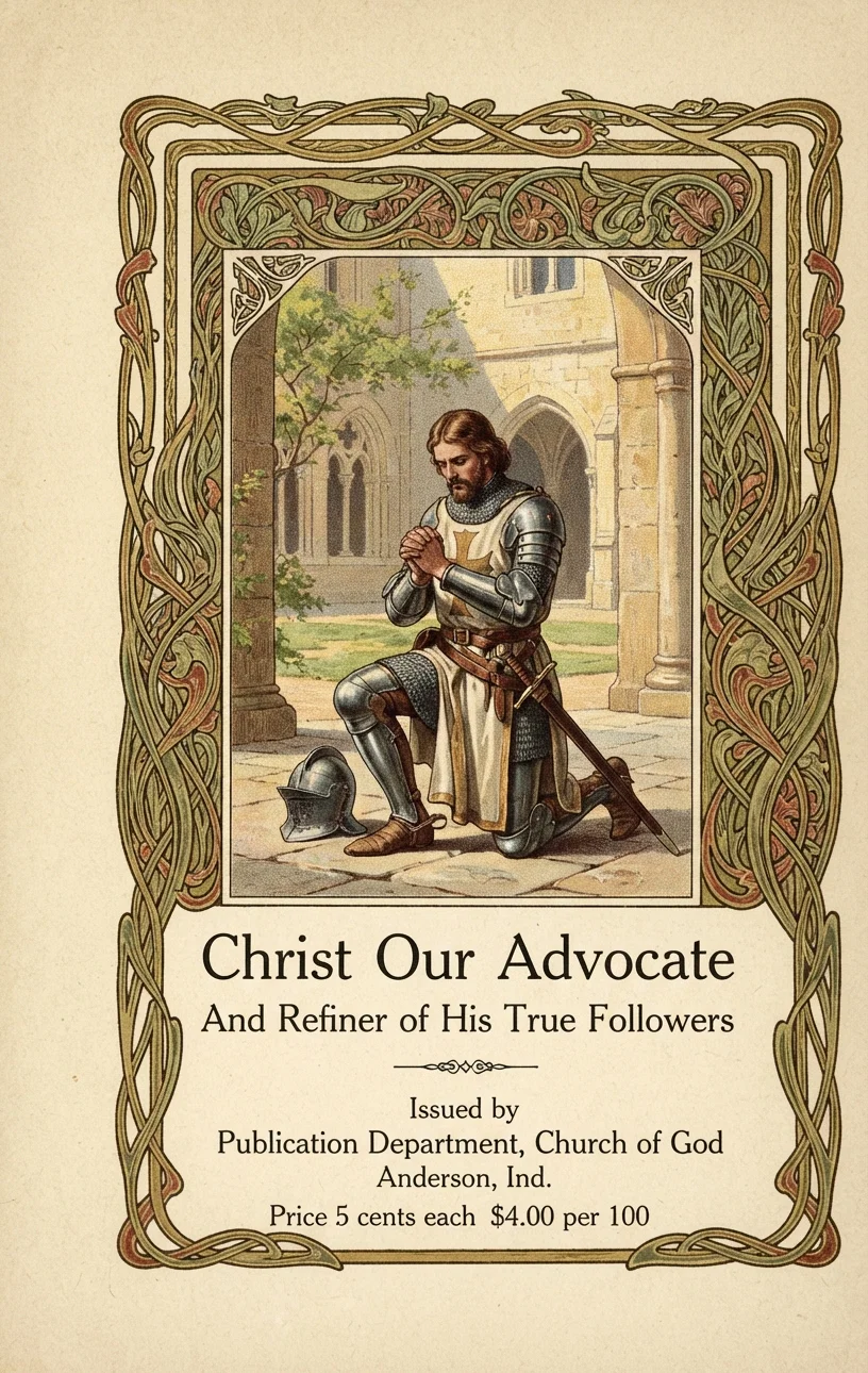 The Christian Soldier

Christ Our Advocate

And Refiner of His True
Followers

—

Issued by
Publication Department, Church of God
Anderson, Ind.

Price 5 cents each $4.00 per 100