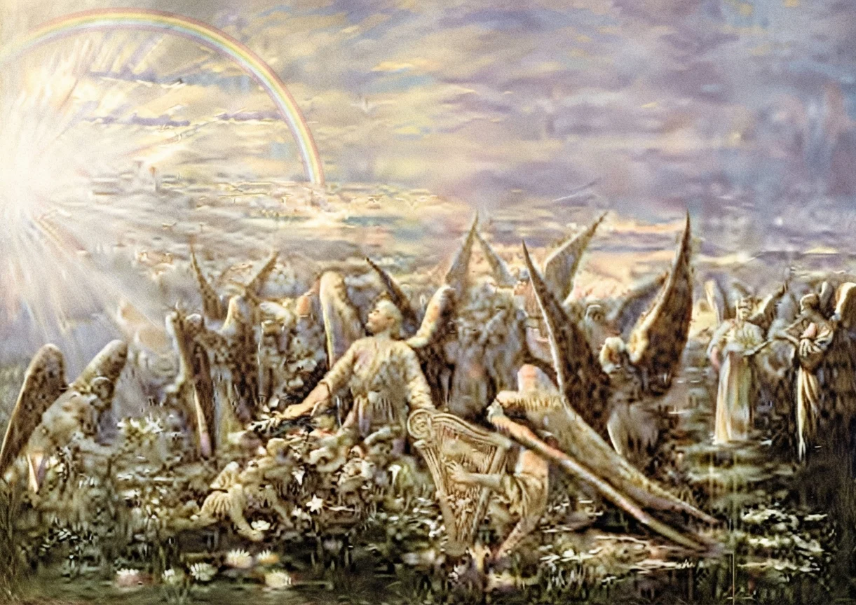 “In Heaven above There Sweeps the Eternal Chorus.”