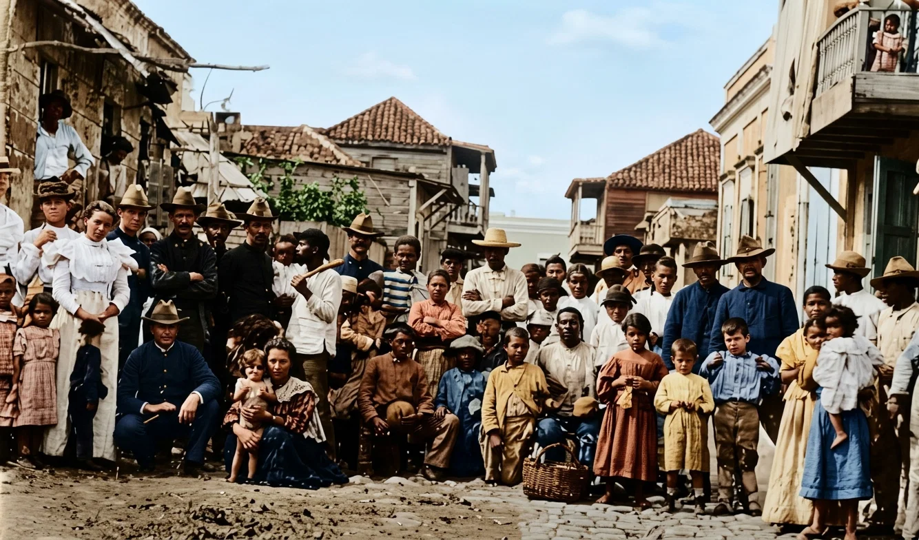 A GROUP OF PEOPLE, SAN JUAN, PORTO RICO
