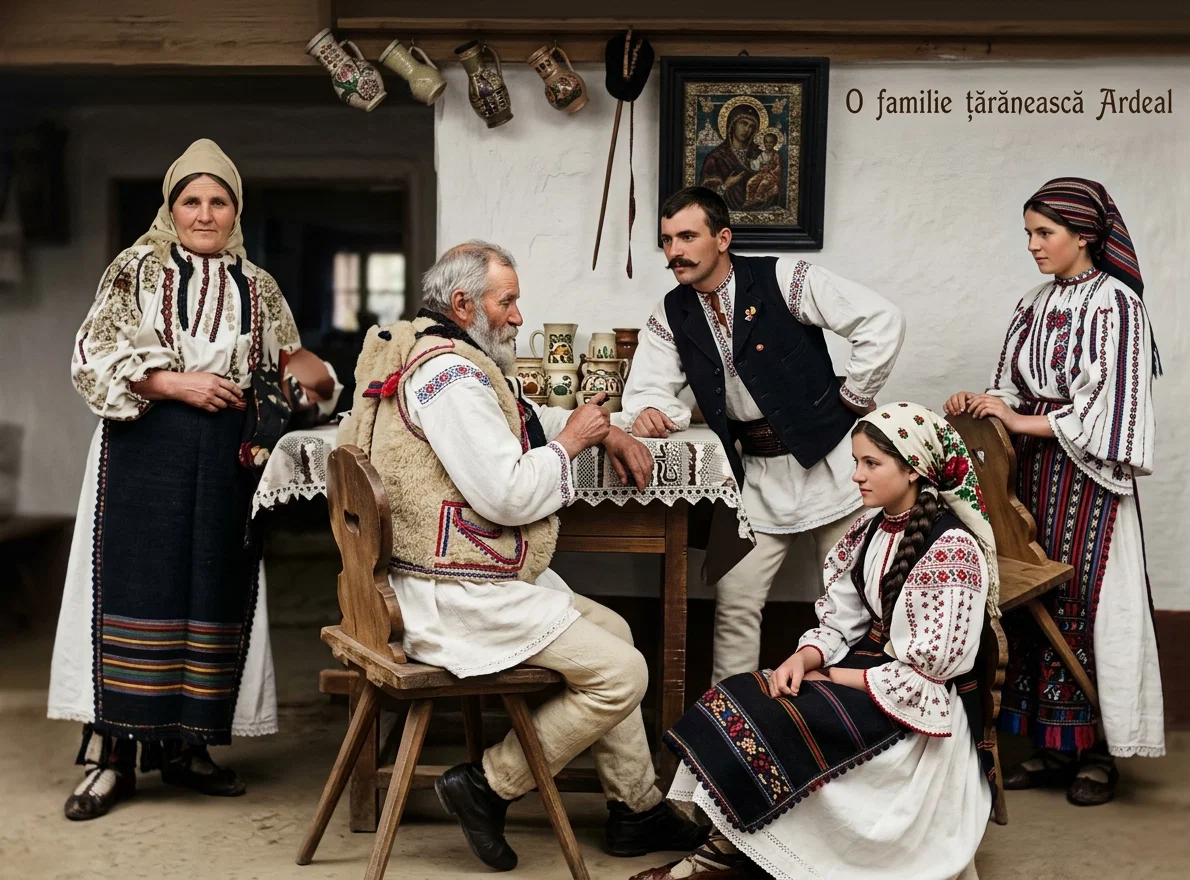 A RUMANIAN FARMER FAMILY