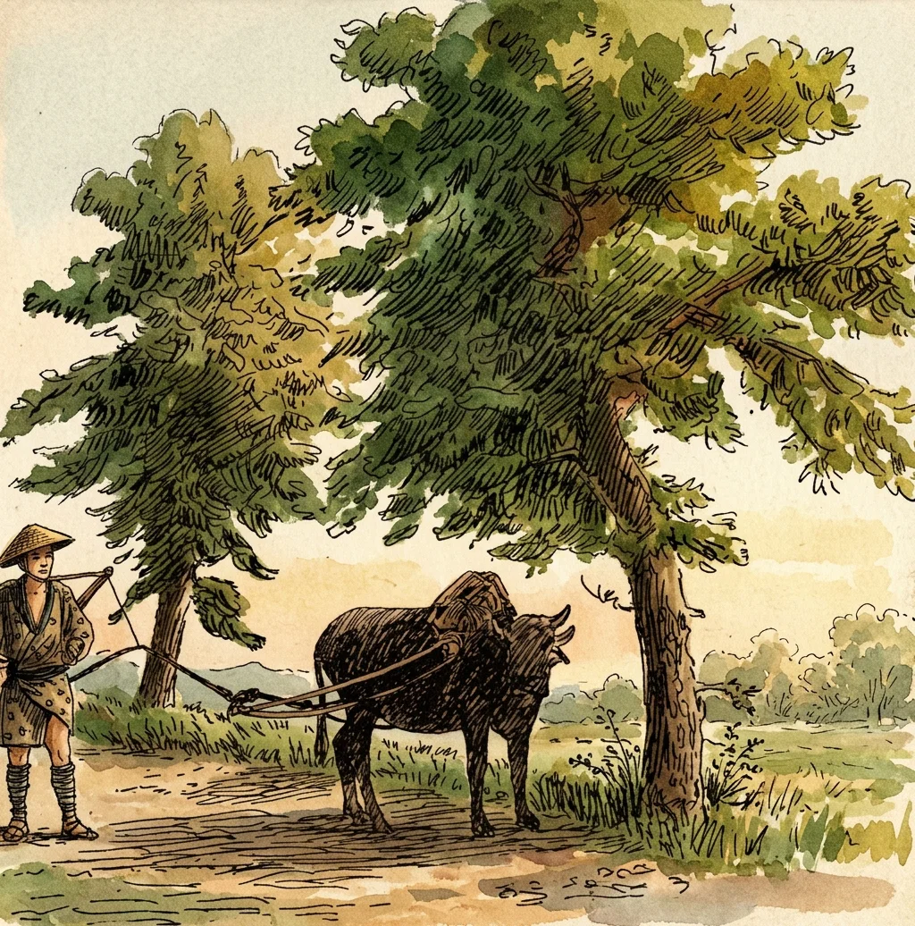 Ox and Cart.