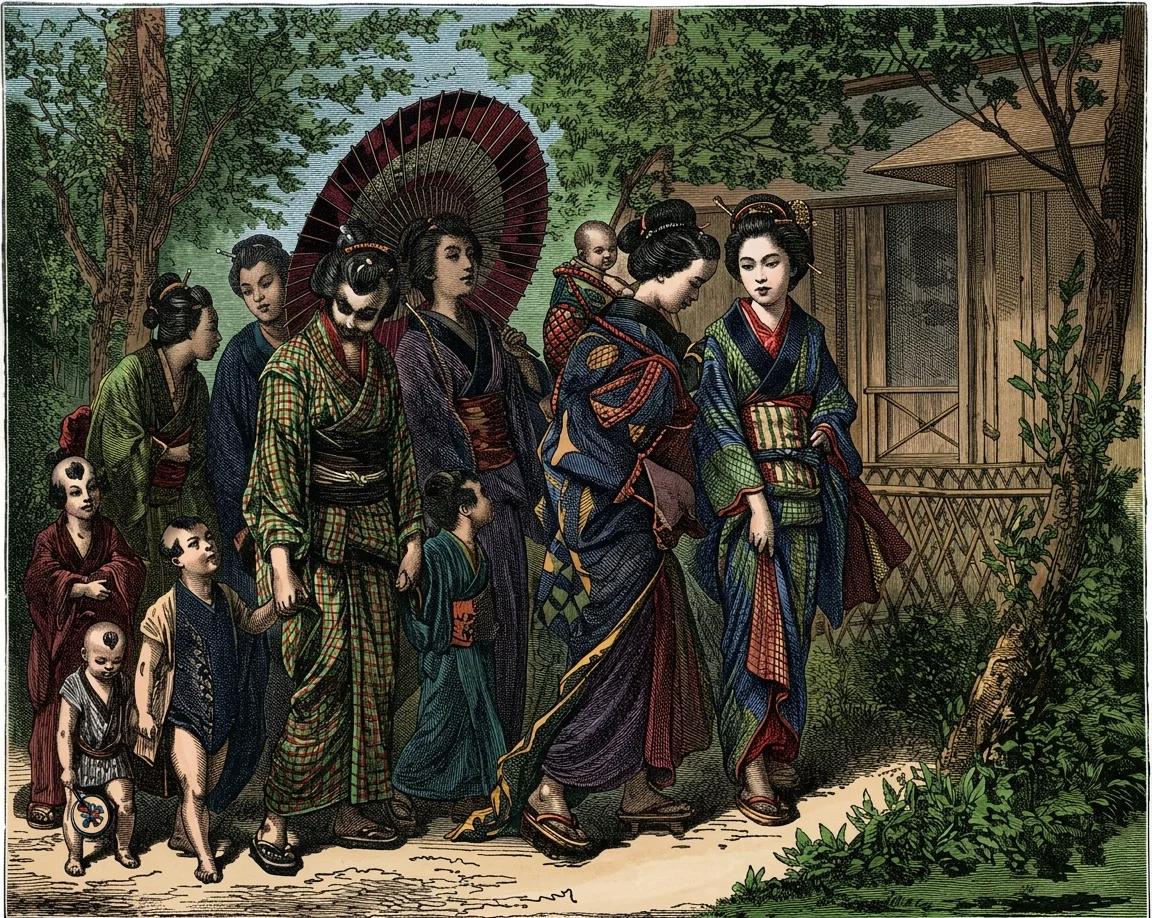 Japanese Women Visiting.