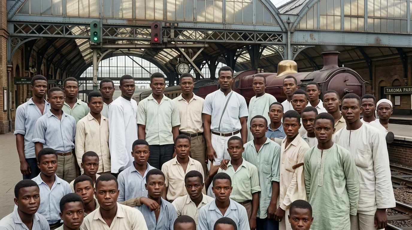 A GROUP OF AFRICAN STUDENTS