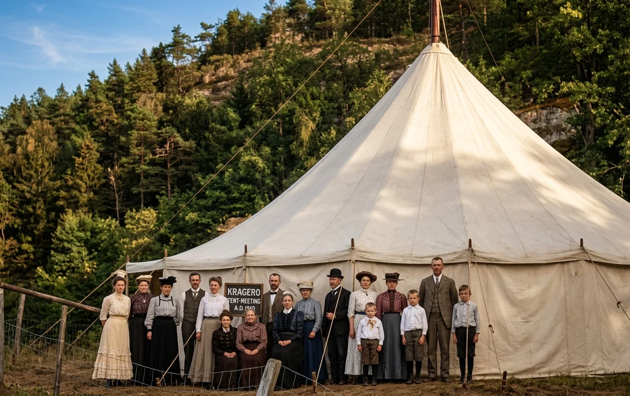 TENT-MEETING AT KRAGERO, NORWAY