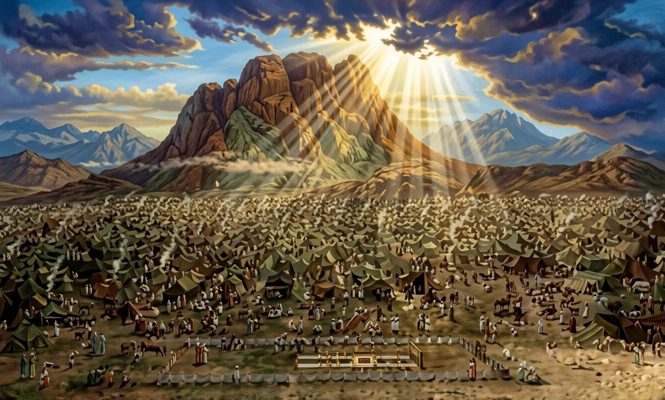 “Was there with the Lord forty days”
