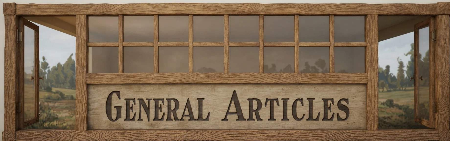 GENERAL ARTICLES