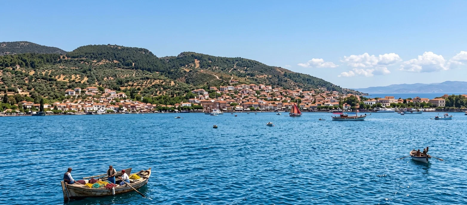 Panorama of Modern Mytilene.