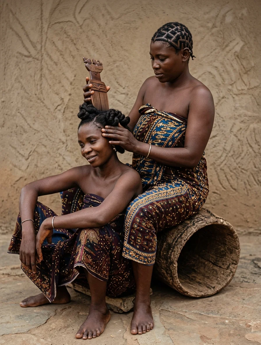 NATIVES DRESSING HAIR