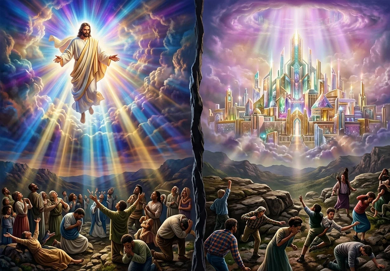 CHRIST'S SECOND COMING    DESCENT OF THE HOLY CITY