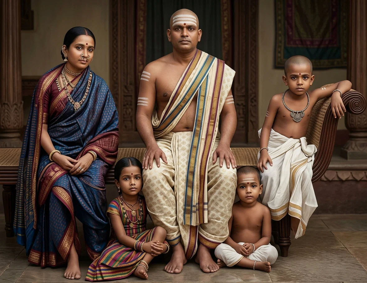 A Brahman Family.