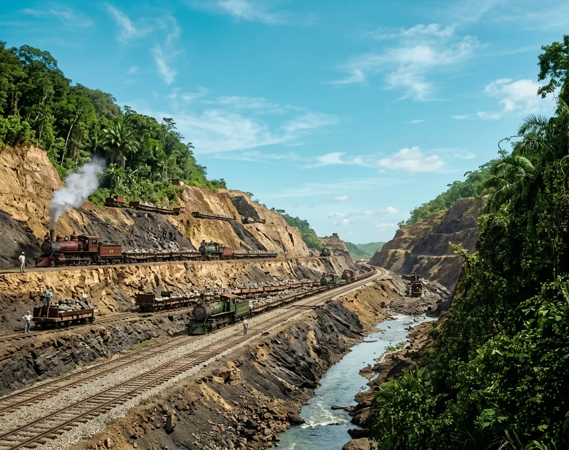 VIEW ON THE PANAMA CANAL