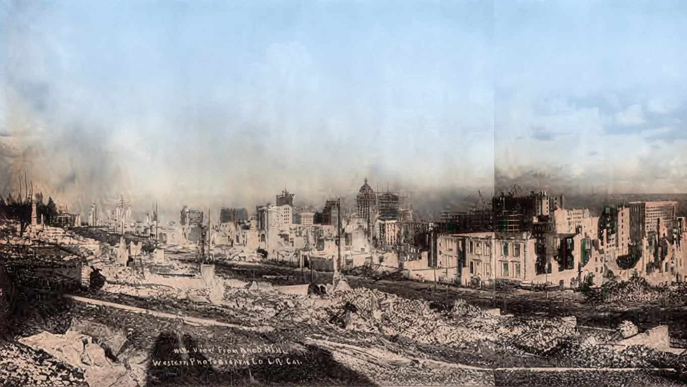 No 12. View From Knob Hill. Western Photographic Co L.A. Cal.