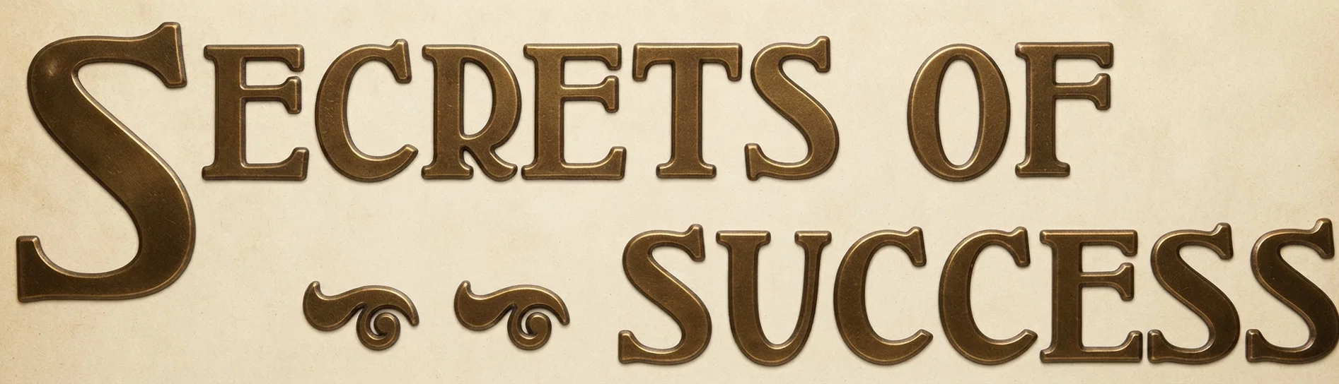 SECRETS OF SUCCESS