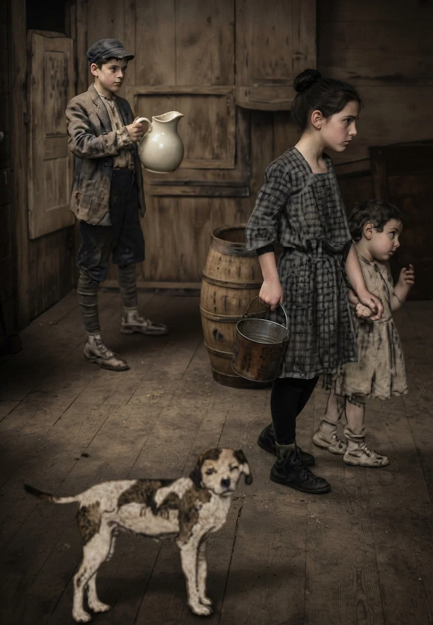 “We do without food and clothes so that papa can help the saloon keeper pay his license fee.”