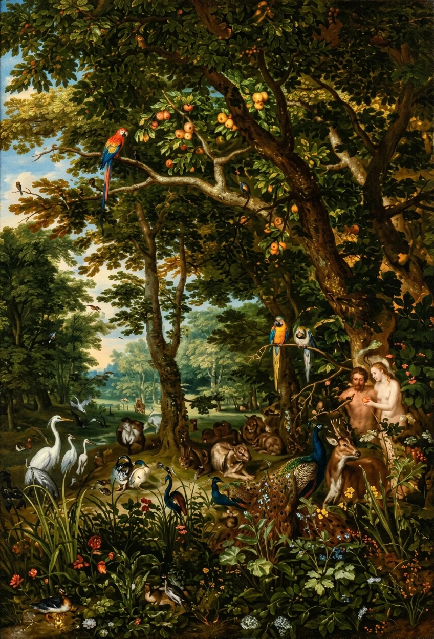 THE GARDEN OF EDEN — Jan Brueghel