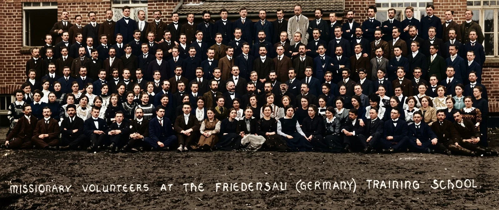 MISSIONARY VOLUNTEERS AT THE FRIEDENSAU (GERMANY) TRAINING SCHOOL