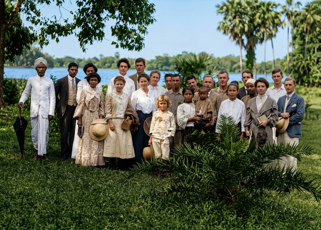 BELIEVERS PRESENT AT A BAPTISM IN BURMA
