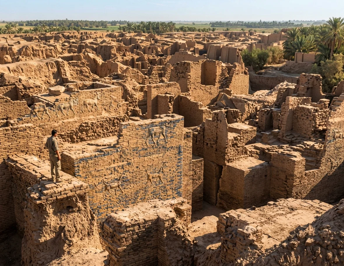 RUINS OF THE ANCIENT CITY OF BABYLON