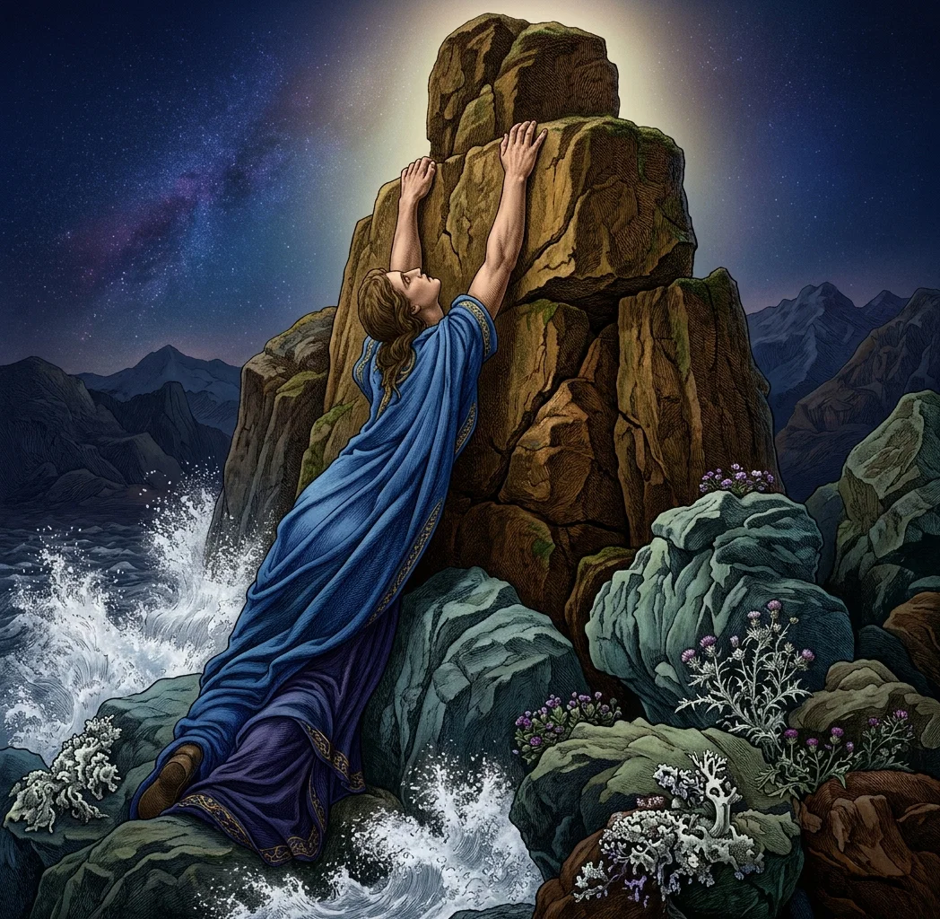 Rock of Ages, cleft for me,
Let me hide myself in thee.