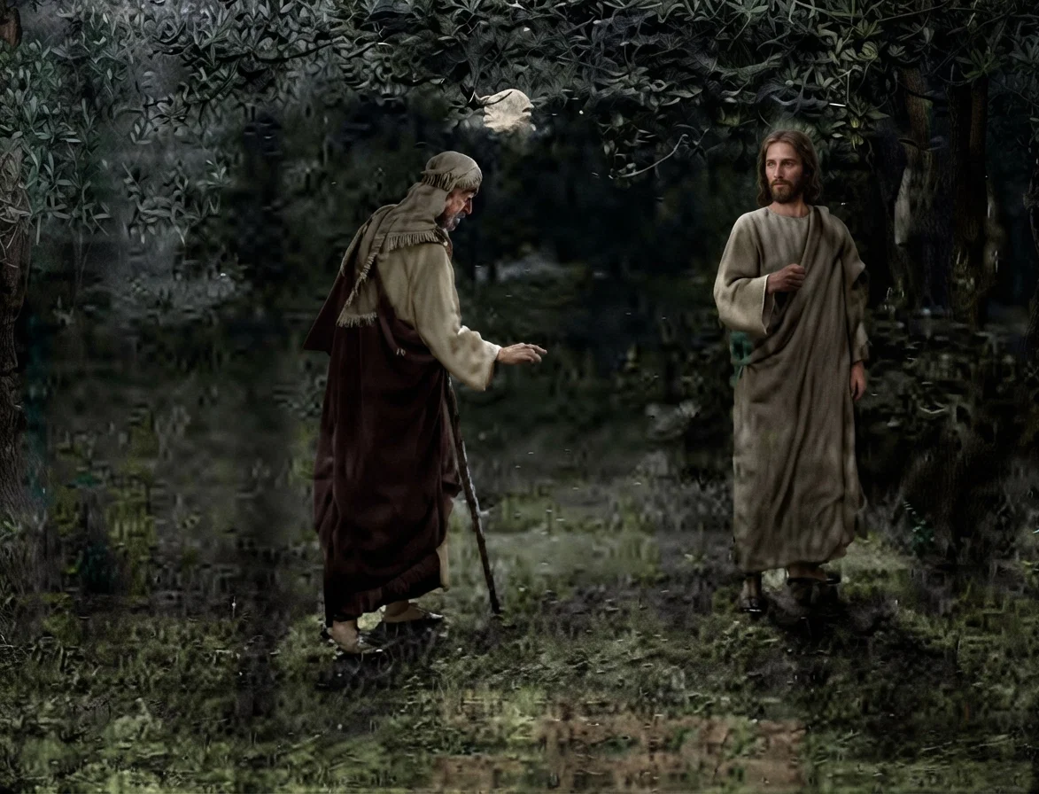 Here Nicodemus found Him and desired a conference.