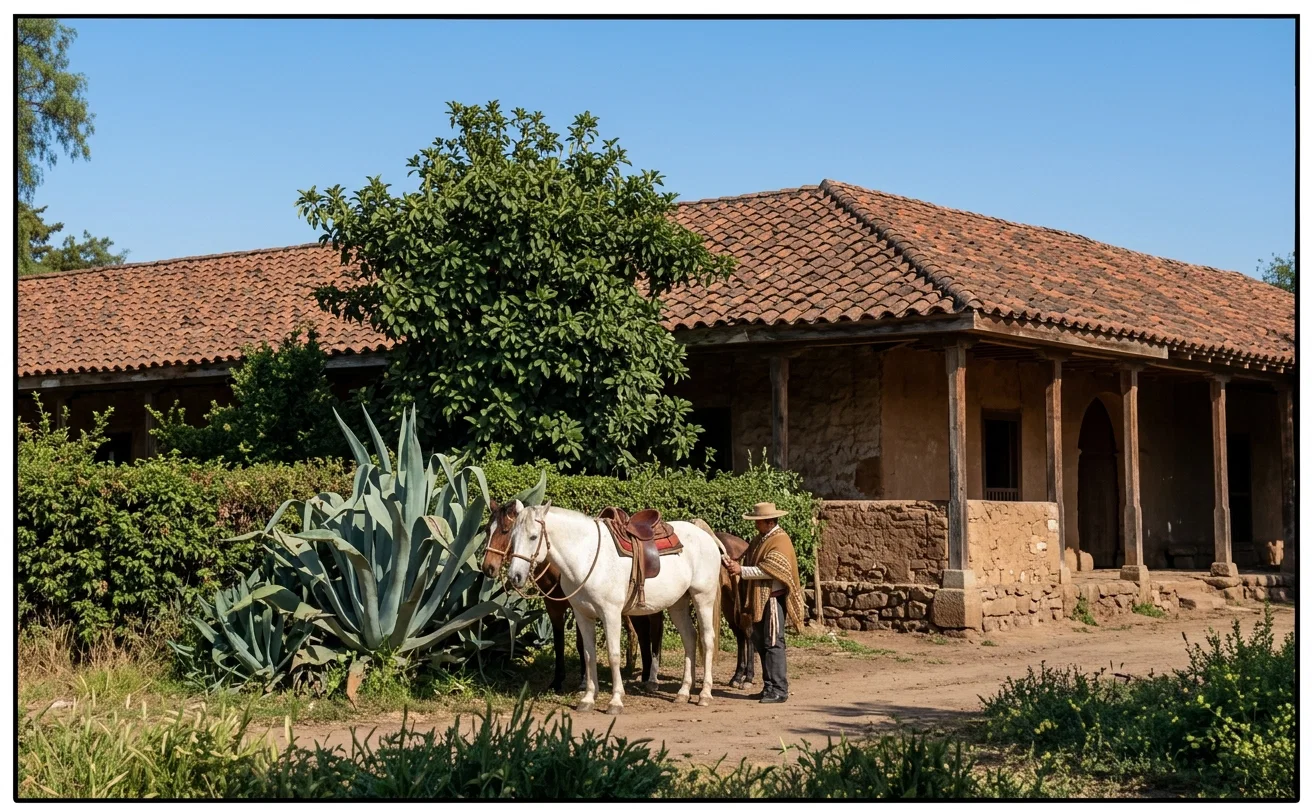 A CHILEAN FARMHOUSE