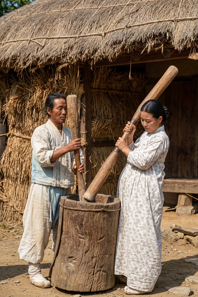 NATIVE KOREAN GRIST-MILL